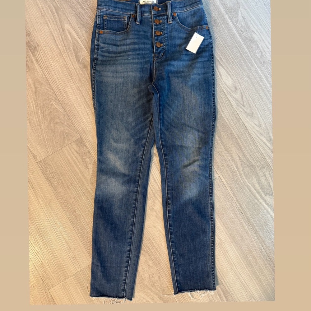 NWOT! Madewell 10" high-rise skinny crop - Size 26 - Dark Blue Wash